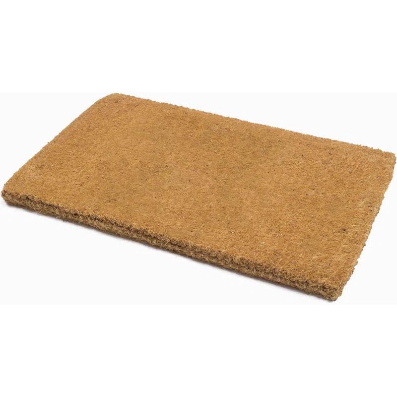 Ophelia & Co. Alece Extra Thick Outdoor Doormat Handwoven Durable Natural Coir Entryway Front Door Porch Patio
