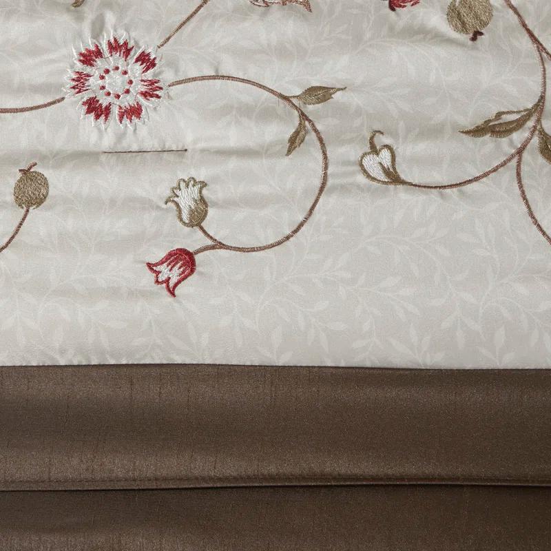 Madison Park Serene Embroidered 7 Piece Comforter Set