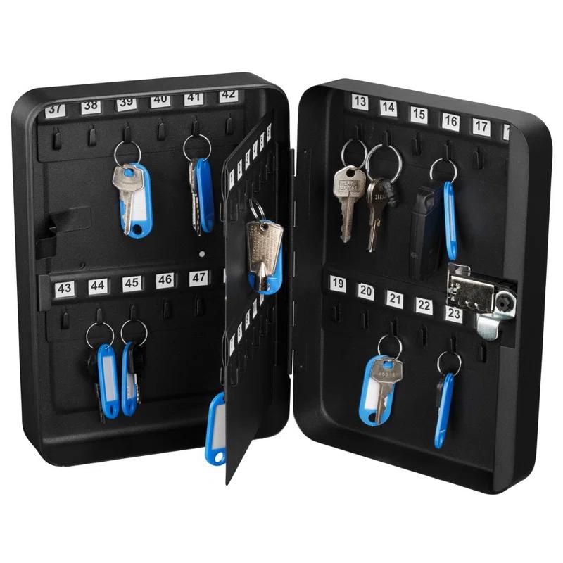 AdirOffice Steel Secure Key Cabinet with Combination Lock