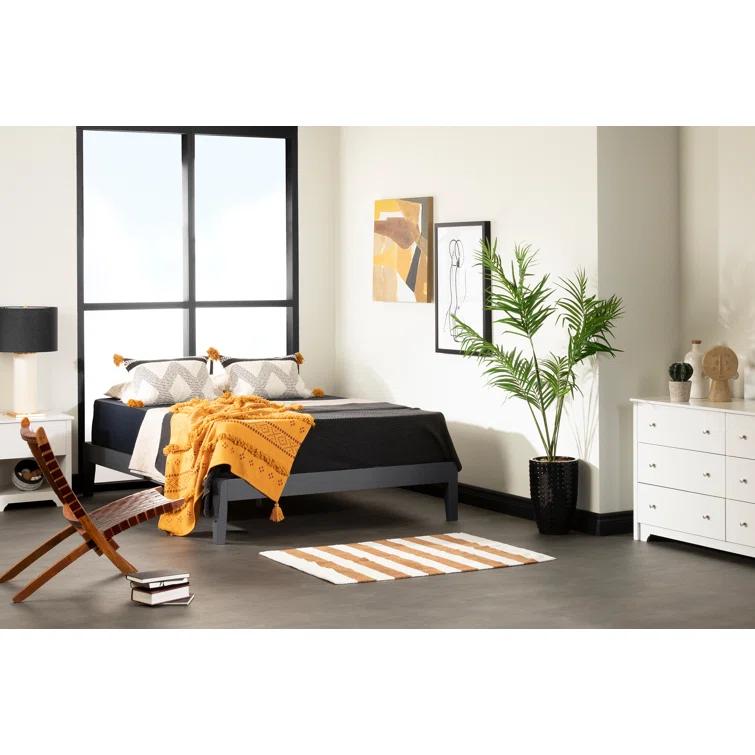 South Shore Vito Solid Wood Platform Bed