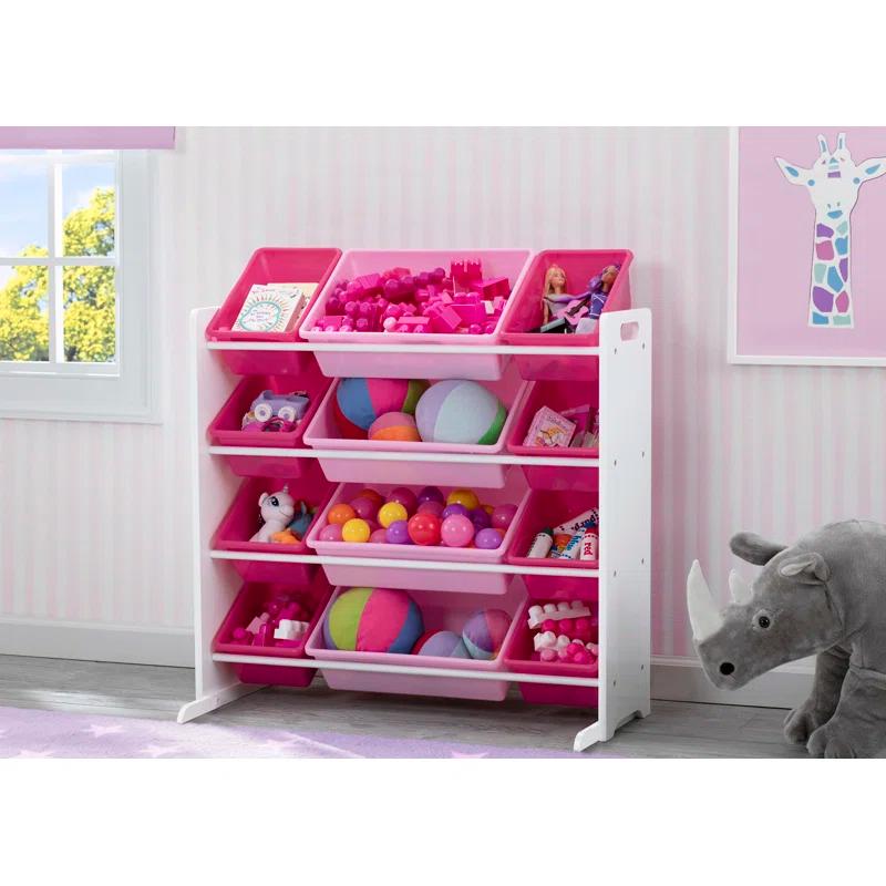 Delta Children Delta Children Kids Toy Storage Organizer with 12 Plastic Bins