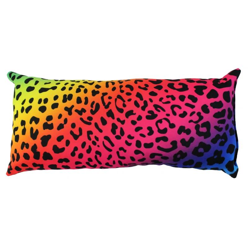 College Covers Animal Print Reversible Throw Pillow