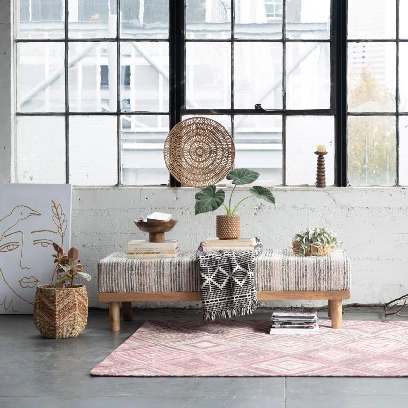 Bloomingville Hand Woven Throw Blanket