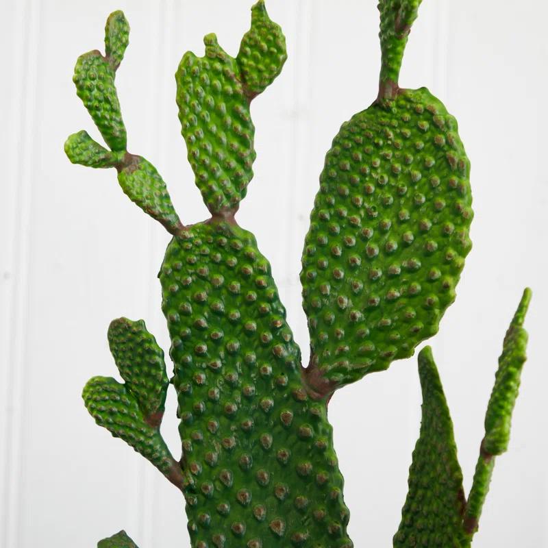 Primrue 27'' Faux Cactus Plant in Pot
