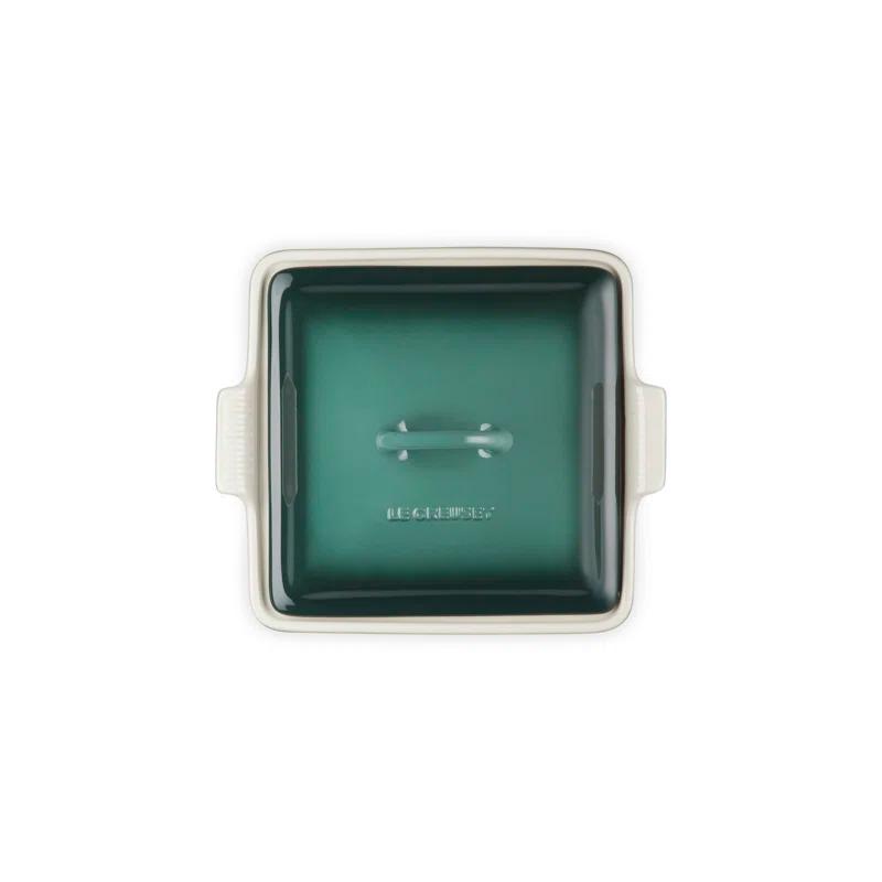 Le Creuset Le Creuset Stoneware Heritage Covered Square Casserole, 2.5 Qt. (9")