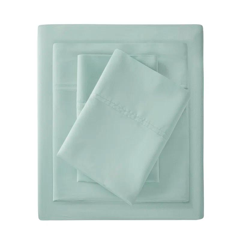 Madison Park Bamboo 250 Thread Count Rayon from Bamboo 4-Piece Sheet Set
