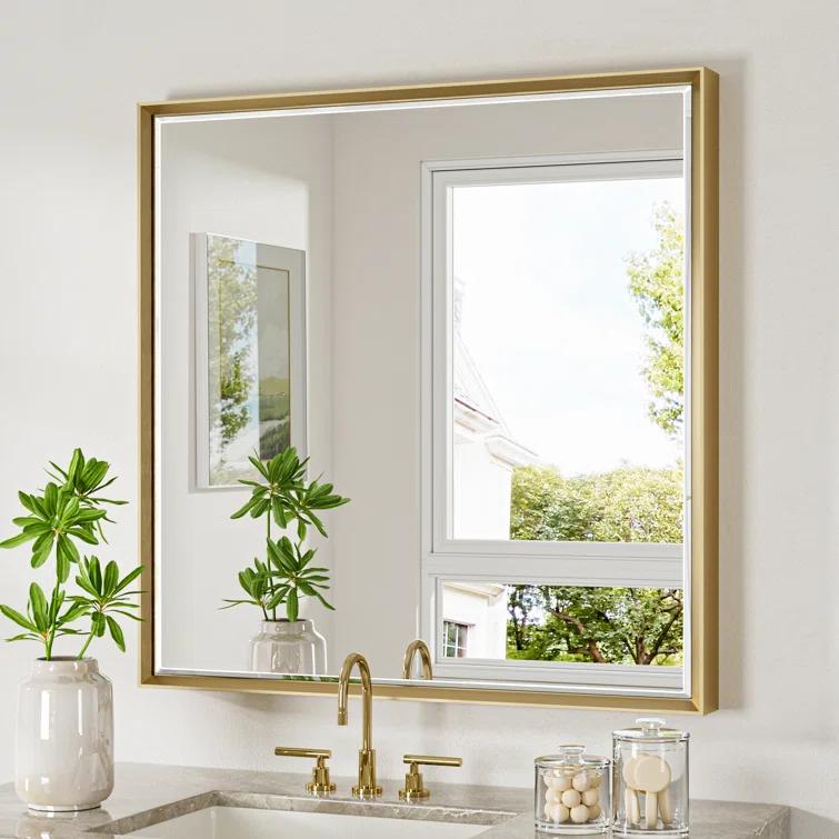 Latitude Run® Lohoski Decorative Wall Mirror Beveled Design, Bathroom Vanity Mirror Accent Mirror Finish & Reviews | Wayfair