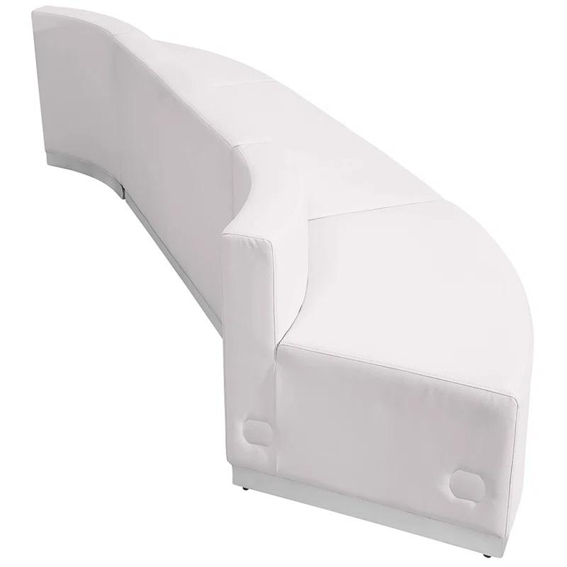 Flash Furniture HERCULES Alon Series LeatherSoft Reception Configuration, 3 Pieces