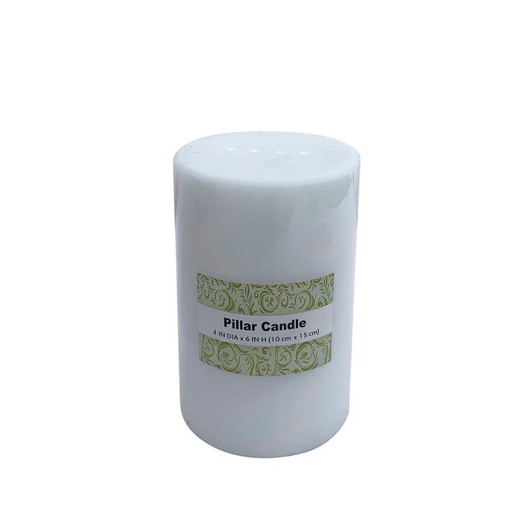 Jeco Inc. Unscented Pillar Candle