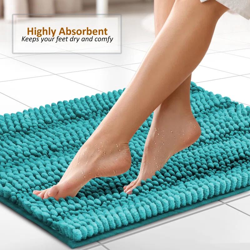 Clara Clark Clara Clark Chenille Extra Soft And Absorbent Bath Mat.