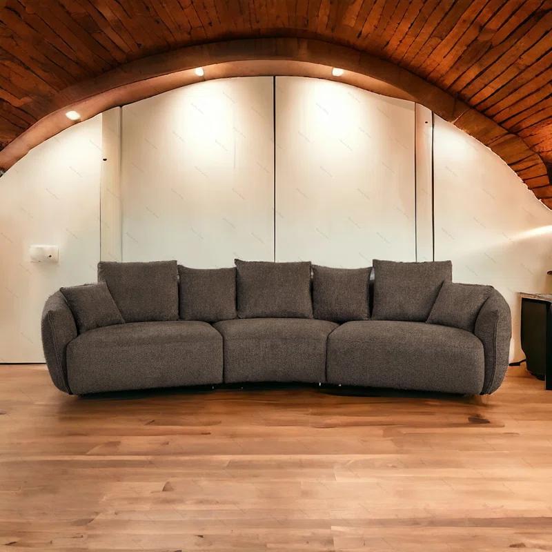 Audiohome Bash Macca Anthology Boucle Sofa With Pillows