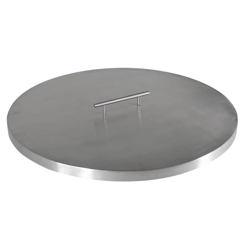 Celestial Fire Glass Stainless Steel Fire Pit Lid for Round Fire Pits