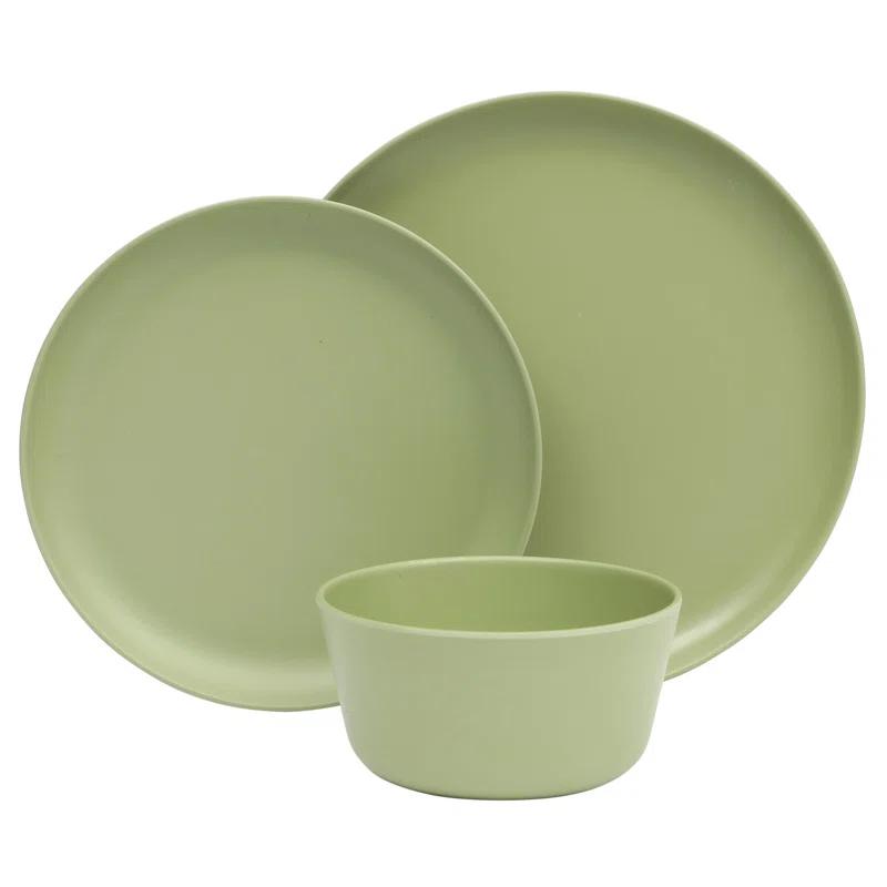 Gibson Home Gibson Home Fairhope 12 Piece Melamine Dinnerware Set