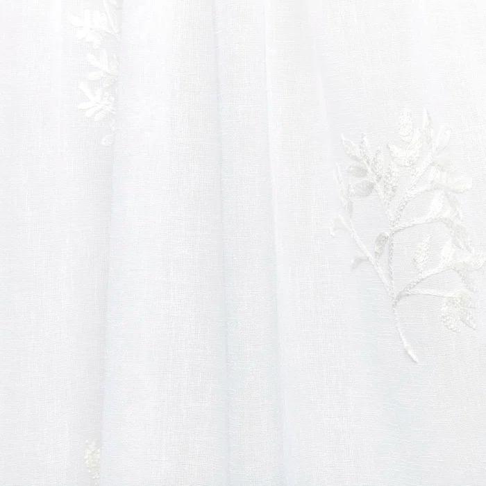 Nicole Miller Nicole Miller New York Mabel Sheer Rod Pocket Curtain Panels Pair (Set of 2)