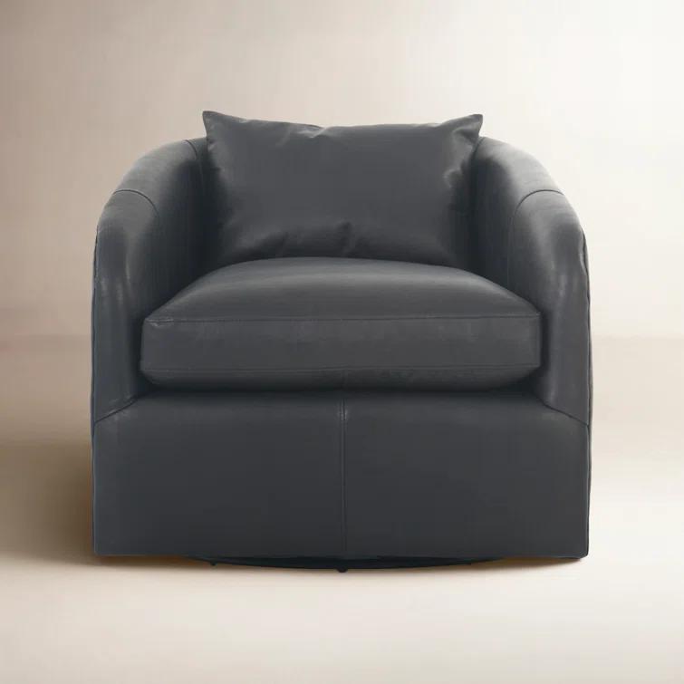 Paralimni Upholstered Swivel Armchair