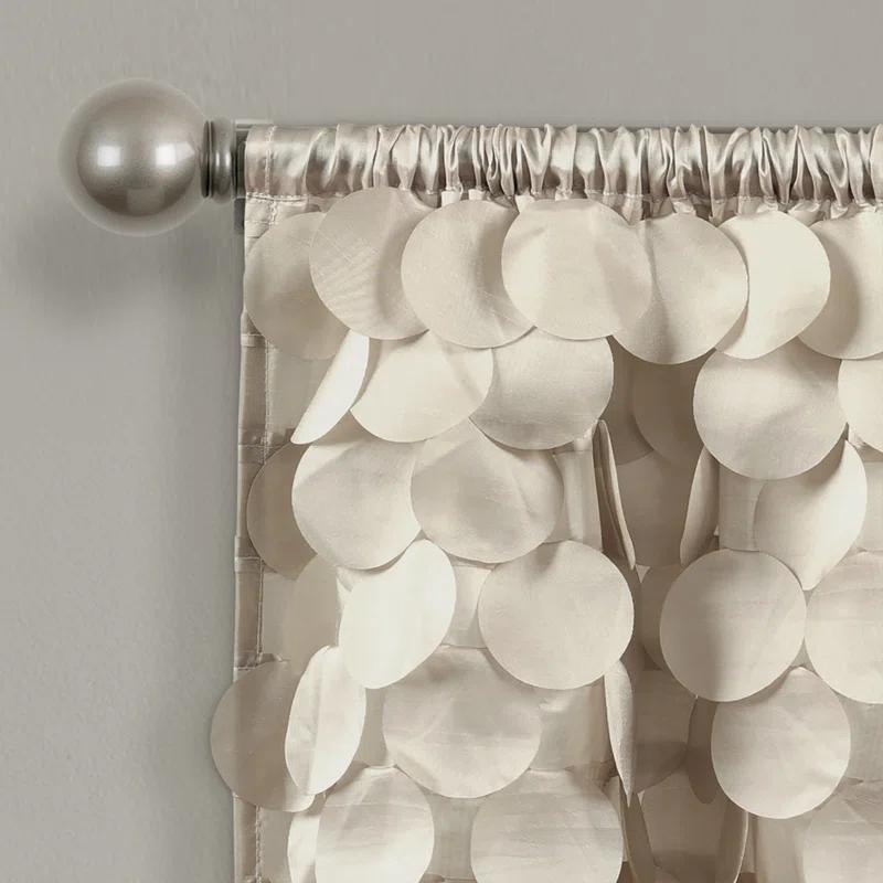 Lush Decor Gigi Scalloped Window Valance