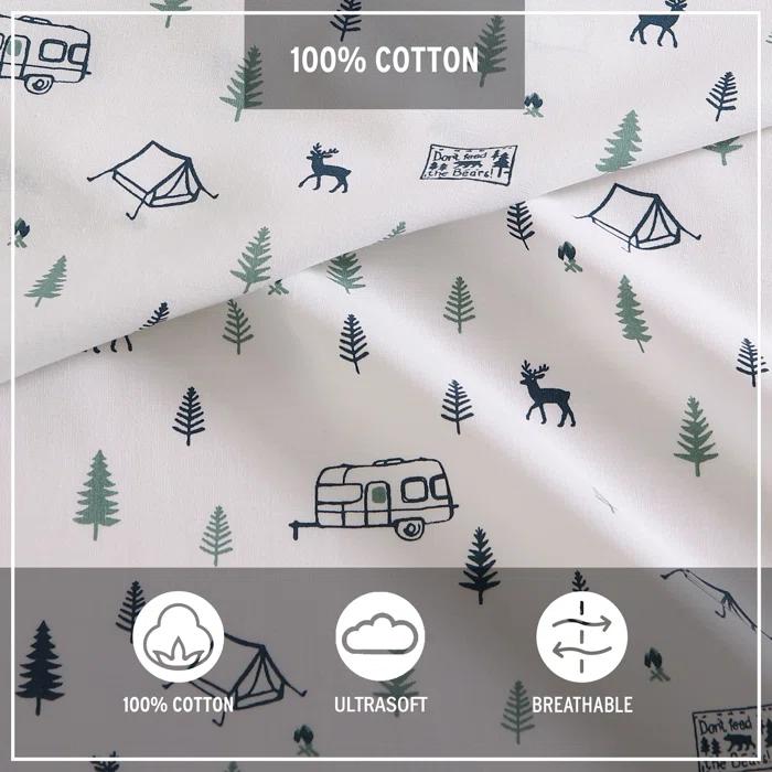 Eddie Bauer Eddie Bauer Printed Cotton Percale Sheet Sets