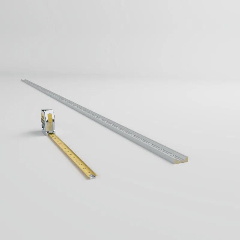 Ekena Millwork 1 1/2"H x 1/2"P x 94 1/2"L, (2" Repeat), Federal Chair Rail (Set of 8)