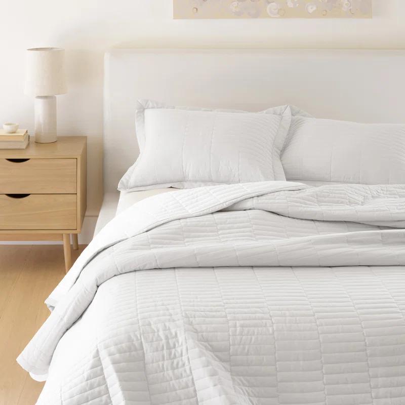 Jennifer Adams Home Codora Two-Tone Reversible 3pc. Quilt Set with Shams