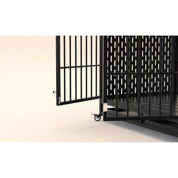 Archie & Oscar™ Heavy Duty Dog Crate Dog Cage With Wide Tabletop Strong Wooden Furniture Style | Wayfair