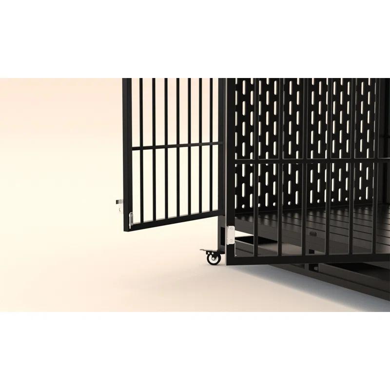 Archie & Oscar™ Heavy Duty Dog Crate Dog Cage With Wide Tabletop Strong Wooden Furniture Style