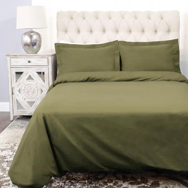 Modern & Contemporary Sateen Duvet Cover Set