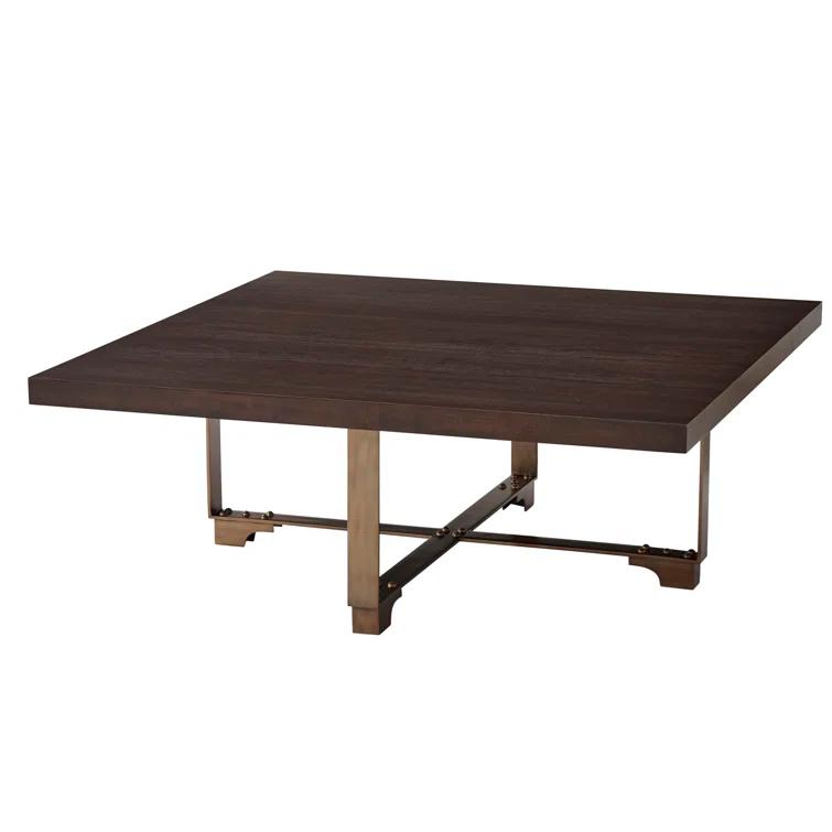 Theodore Alexander Miguel Solid Wood Top Coffee Table