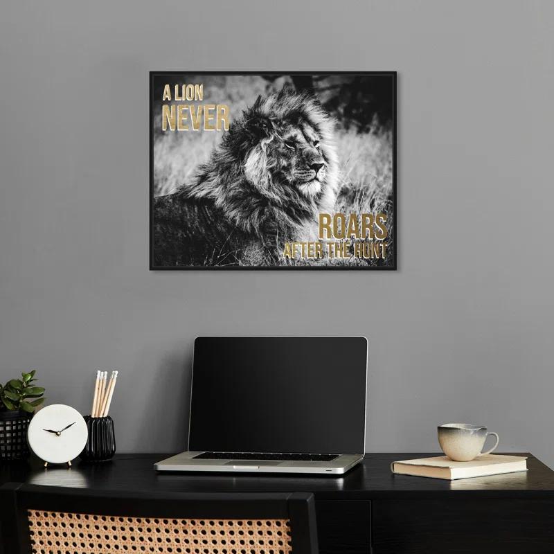 Notori Art Success Is Silent Canvas Motivational Quotes Print By Notoriart