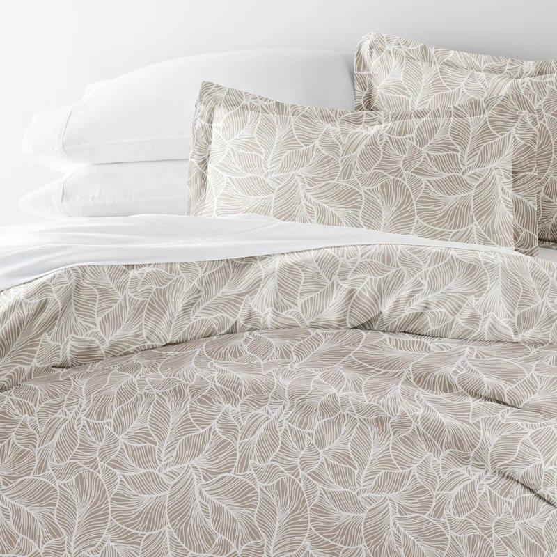 Becky Cameron Patterned Ultra Soft 3 Piece Duvet Cover Set - Serenity