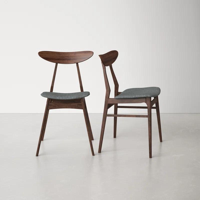 Hartford Dining Chair in Warm Gray/Walnut