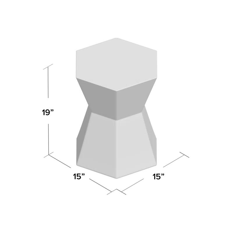Ivy Bronx Jaidyn Concrete Top End Table