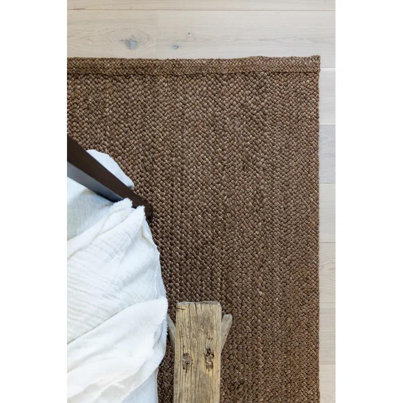 Cassis Handwoven Jute Rug by Pure Salt x Momeni - Walnut / 6' x 9'