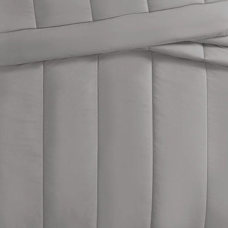 Brooklyn Loom Brooklyn Loom Oversized Cotton Percale King 3 Piece Comforter Set