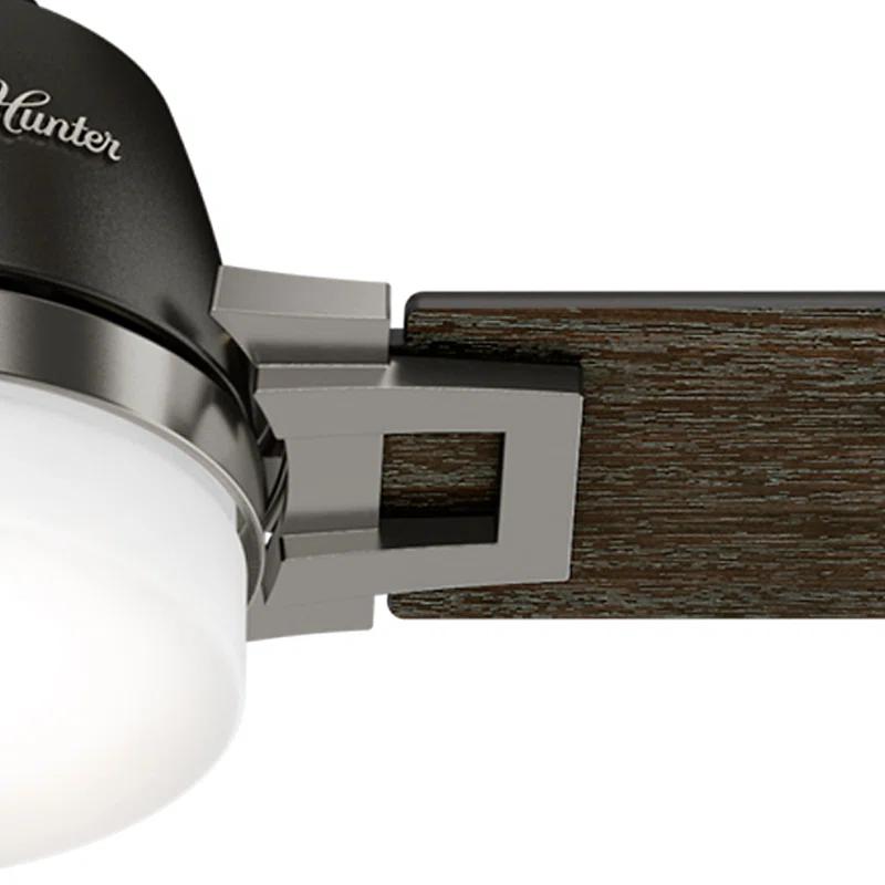 48'' Leoni 3 - Blade Standard Ceiling Fan with Remote Control and Light Kit Included