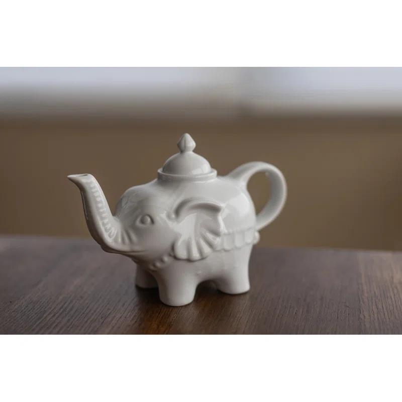 BIA Cordon Bleu BIA Cordon Bleu 28oz Porcelain Elephant Teapot,