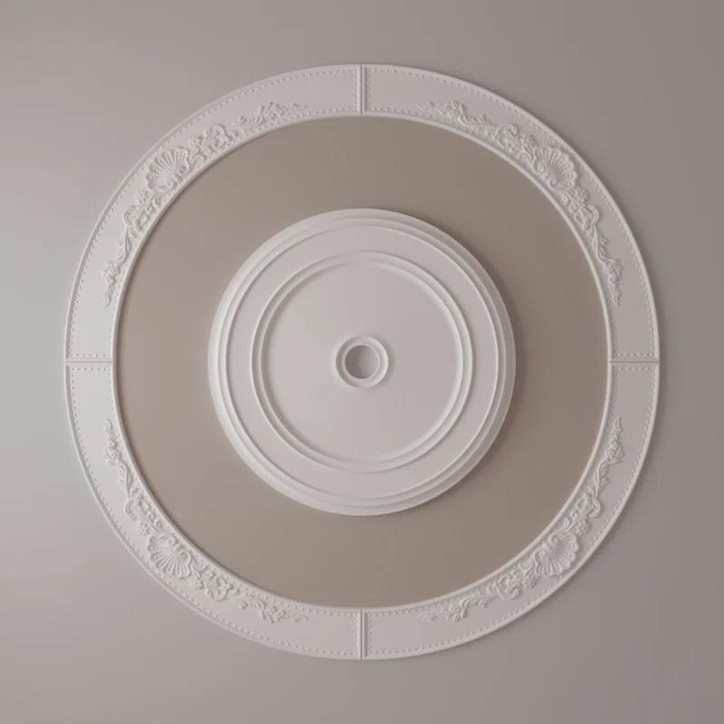 Ekena Millwork 78 1/8"OD x 64 7/8"ID x 6 5/8"W x 1"P Shell Ceiling Ring Kit
