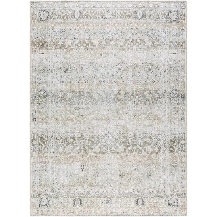 Our PNW Home x Livabliss Our PNW Home x Livabliss Machine Washable Oriental Boho Brown Area Rug