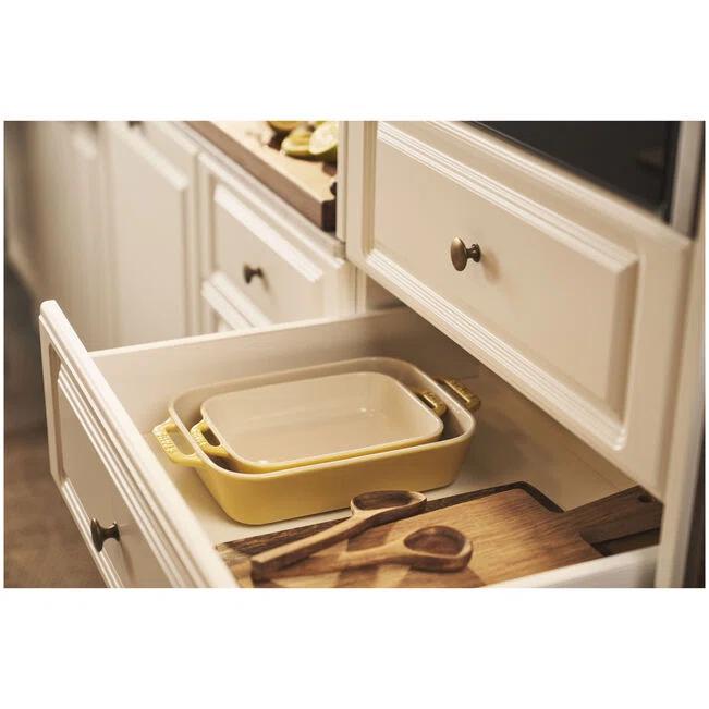 Staub ® Citron Rectangular Bakers, Set of 2