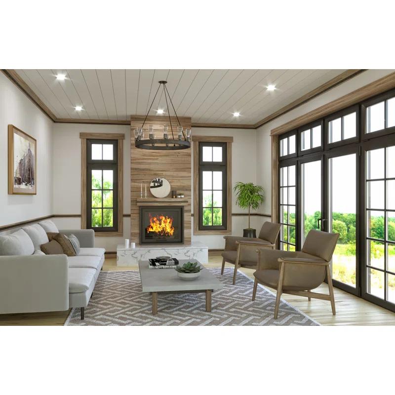 4.5'' H x 96'' W x 0.54'' D Wood Crown