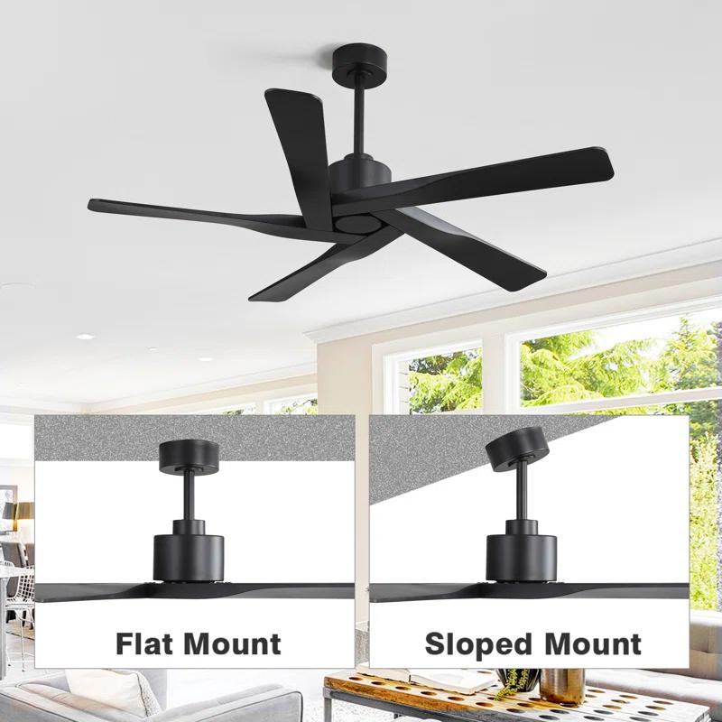 5-ABS Blades Indoor Ceiling Fan without Light