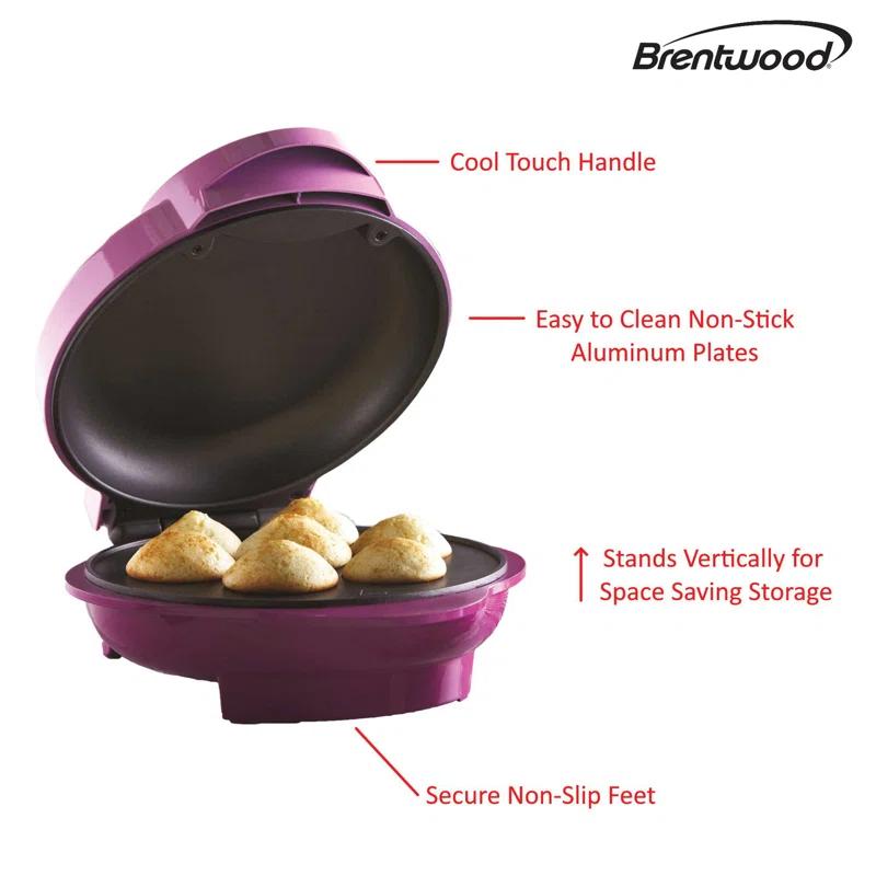 Brentwood Electric 7-Hole Nonstick Mini Cupcake Maker