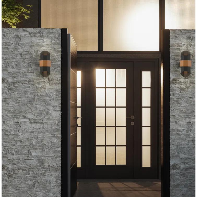 Betton Novelty Outdoor Aluminum LED Wall Light