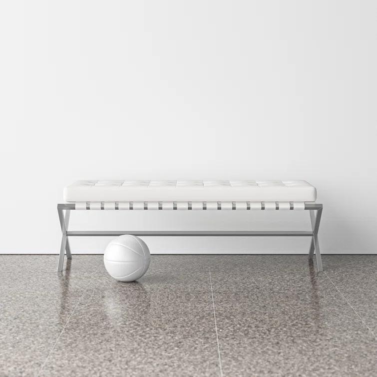 Canton 56" Vegan Leather Bench