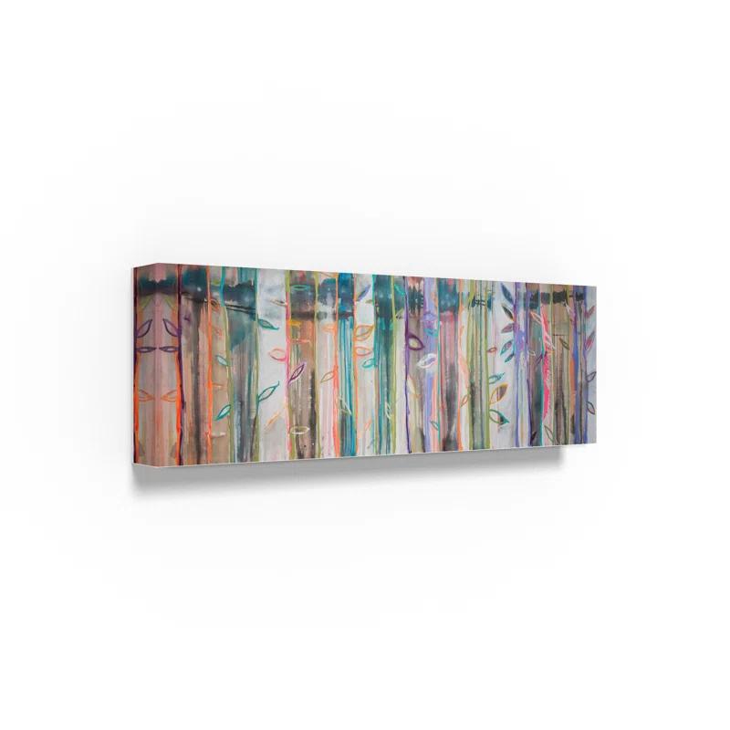 Trademark Fine Art " Colored Bamboo " by Zwart