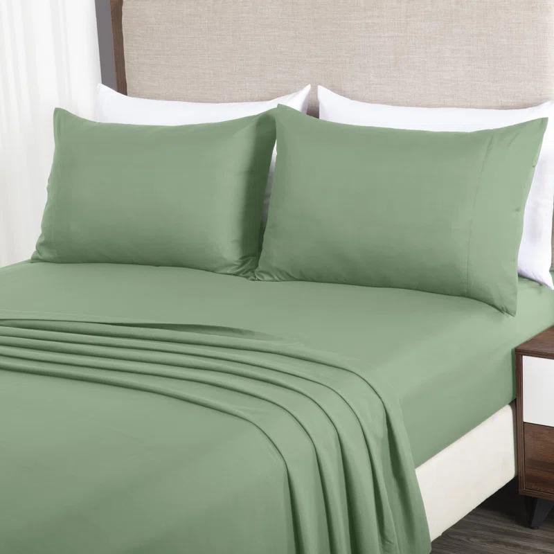 Chezmoi Collection Liam Microfiber 7 Piece Bed in a Bag Comforter Set