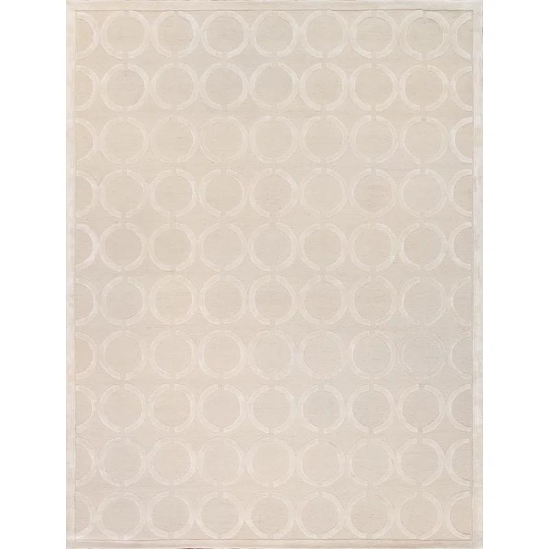 Pasargad Edgy Hand Tufted Viscose Geometric Rug