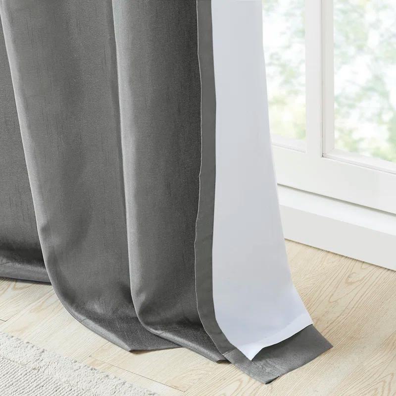 Madison Park Serene Embroidered Single Curtain Panel & Reviews | Wayfair