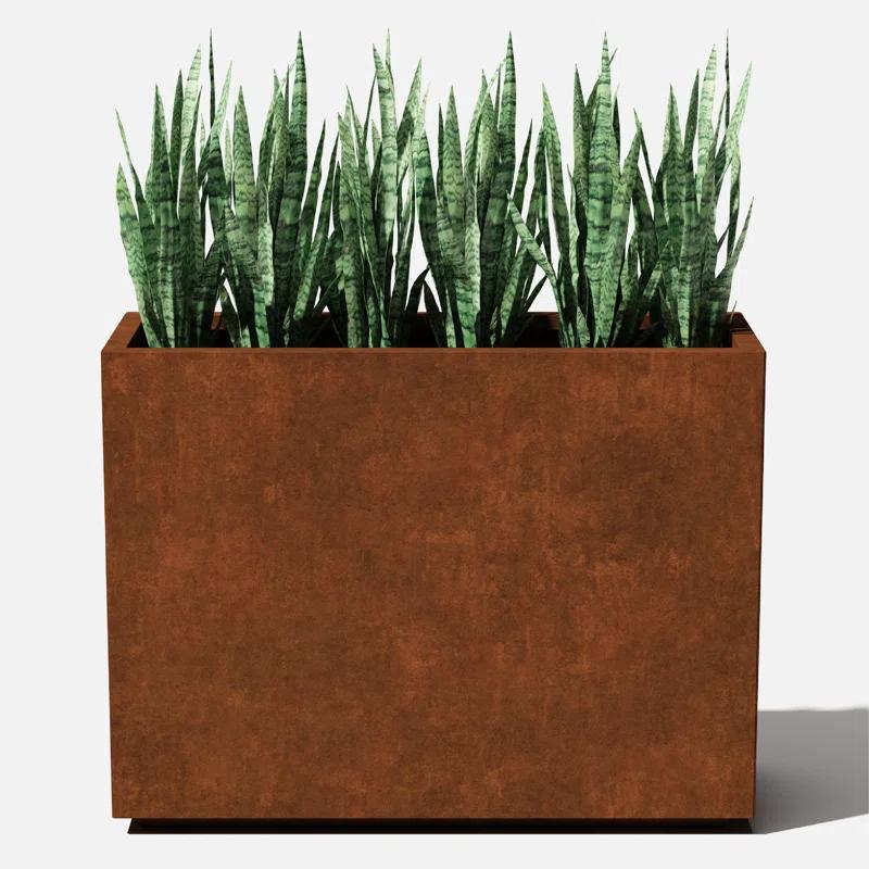 Veradek Corten Steel Series Span Planter