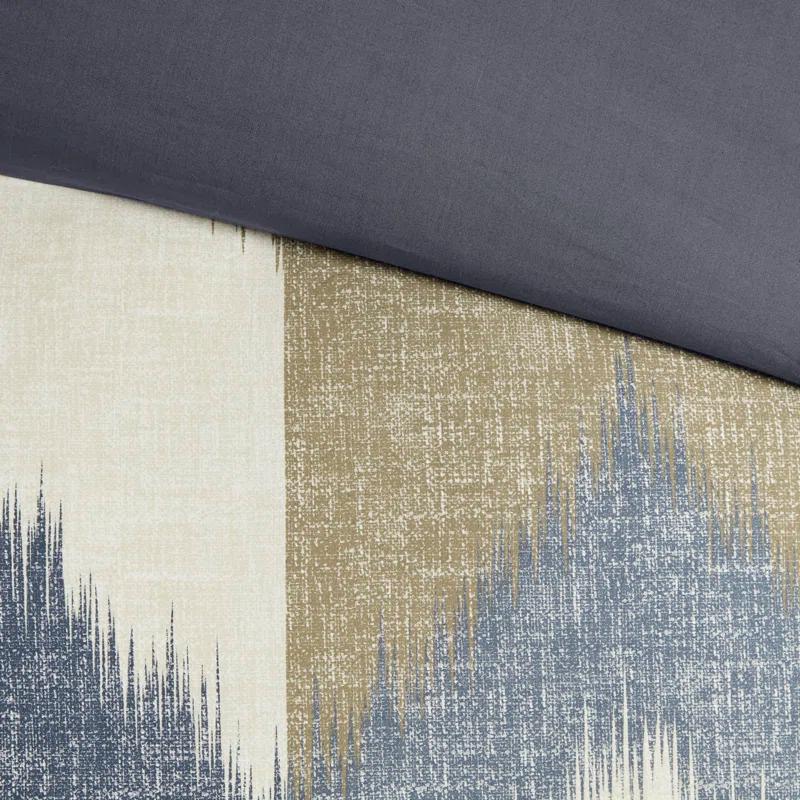 INK+IVY Alpine Printed Cotton Duvet Cover Set