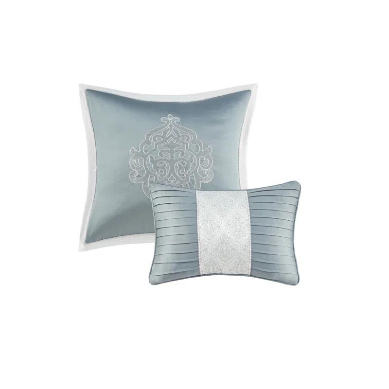 Madison Park Odette Jacquard 8 Piece Comforter Set